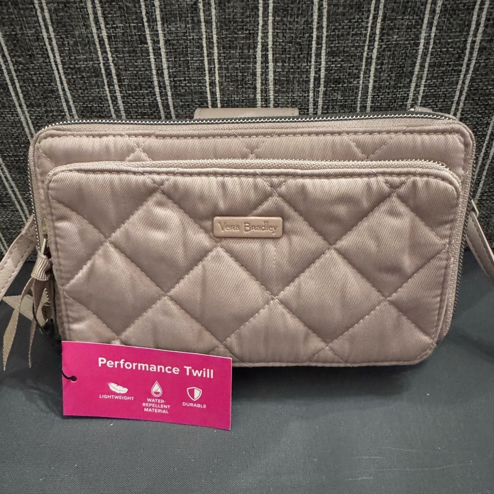 Vera Bradley Performance Twill Cross Body Bag And Organizer